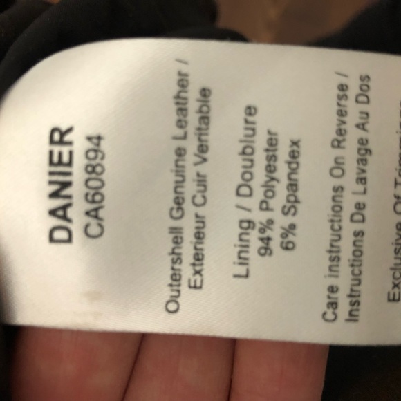 Leather Biker style jacket from Danier - Picture 5 of 5